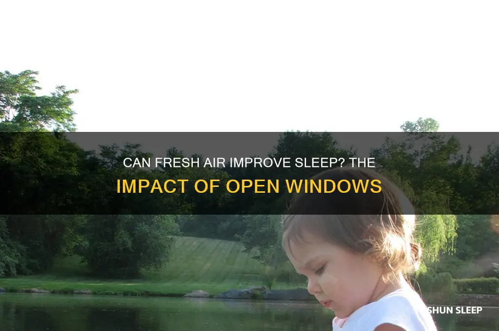 does opening a windows help with sleep