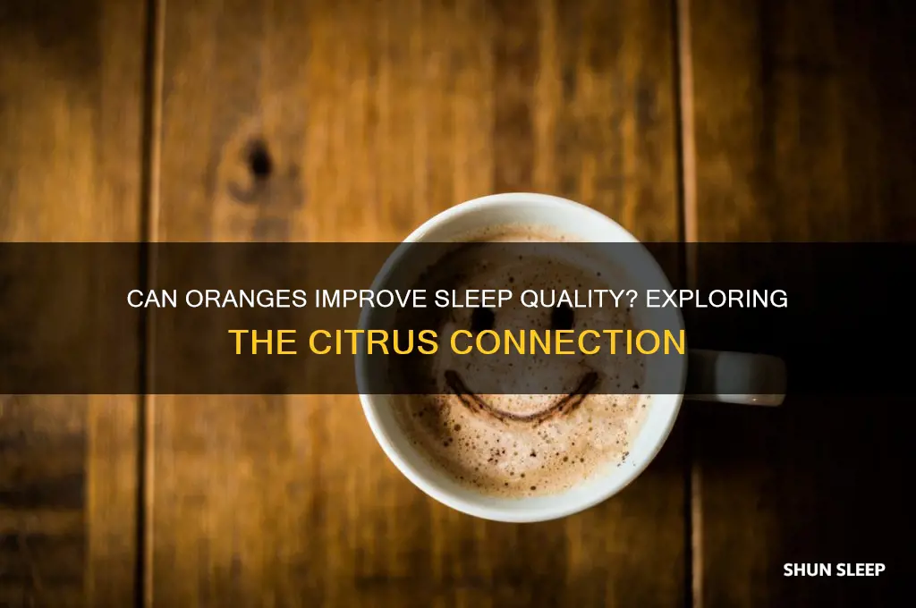 does orange help sleep