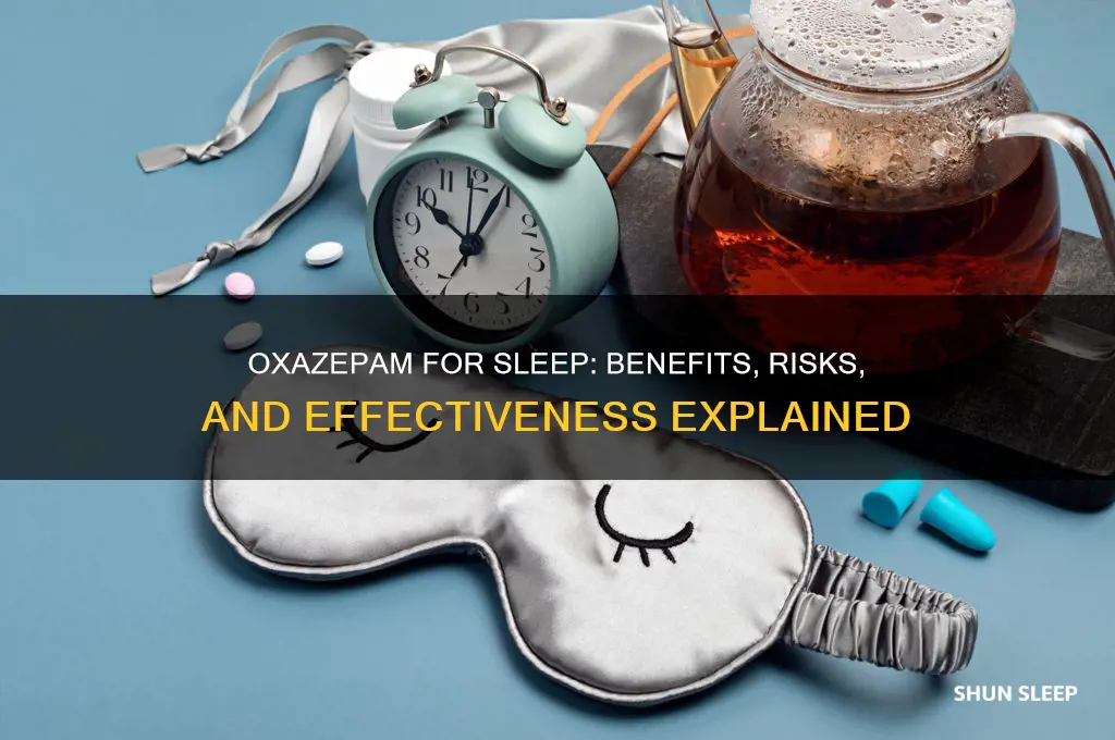 does oxazepam help you sleep