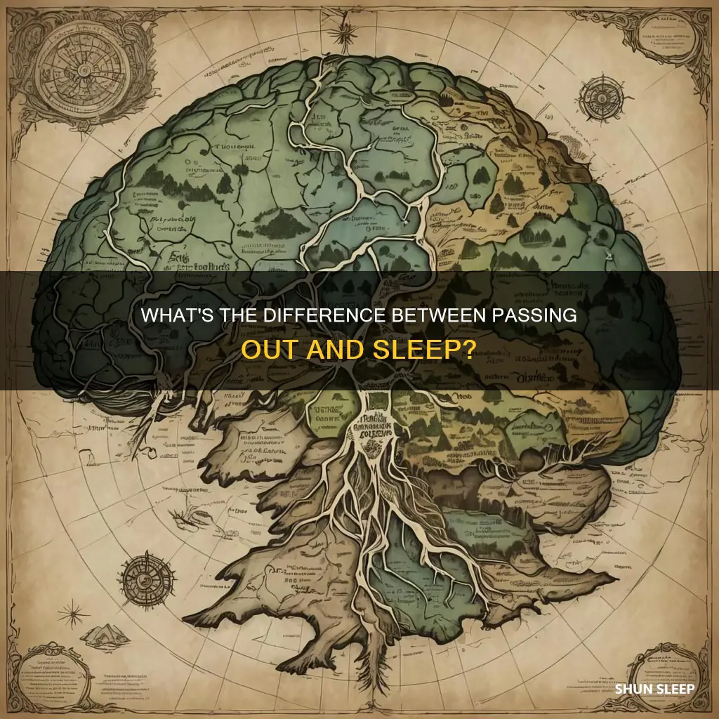 does pass out mean sleep