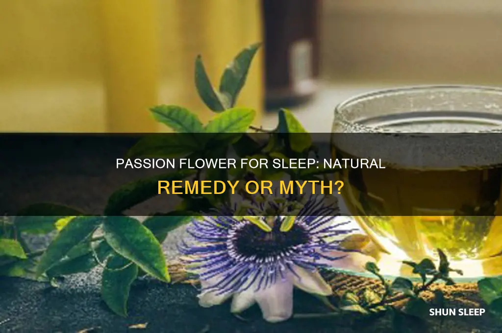 does passion flower help you sleep