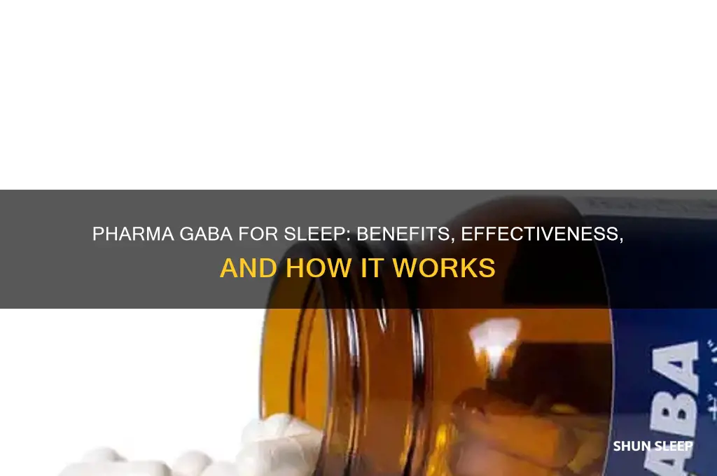 does pharma gaba help sleep