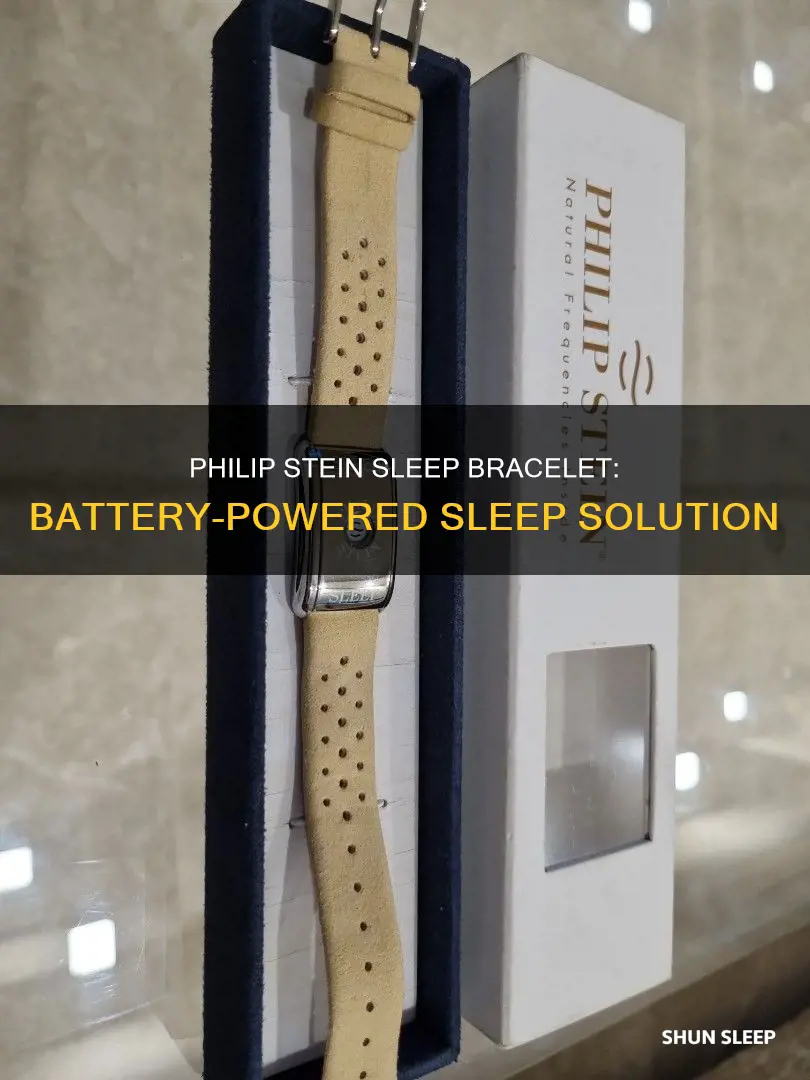 does philip stein sleep bracelet use batteries