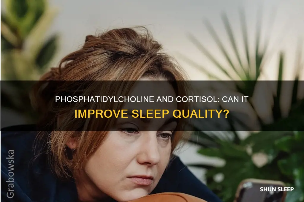 does phosphatidylcholine help lower cortisol before sleeping