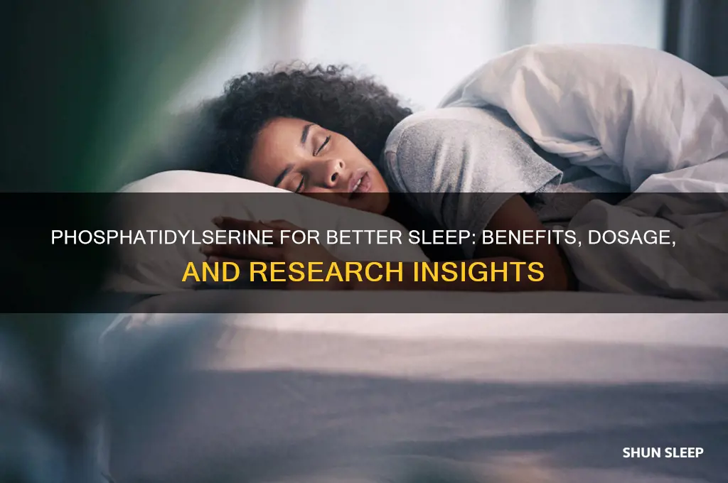 does phosphatidylserine help with sleep