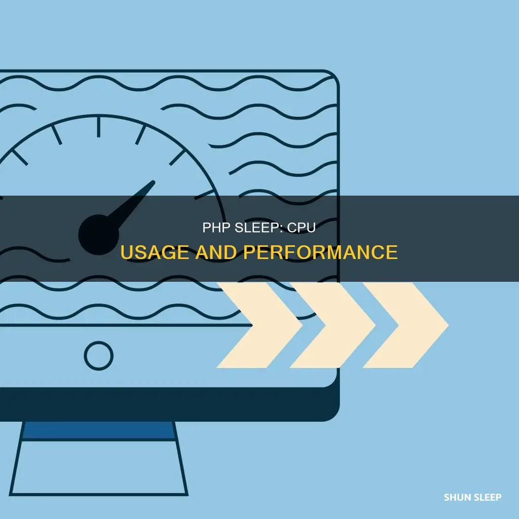 does php sleep use cpu