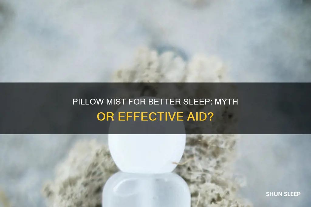 does pillow mist help sleep