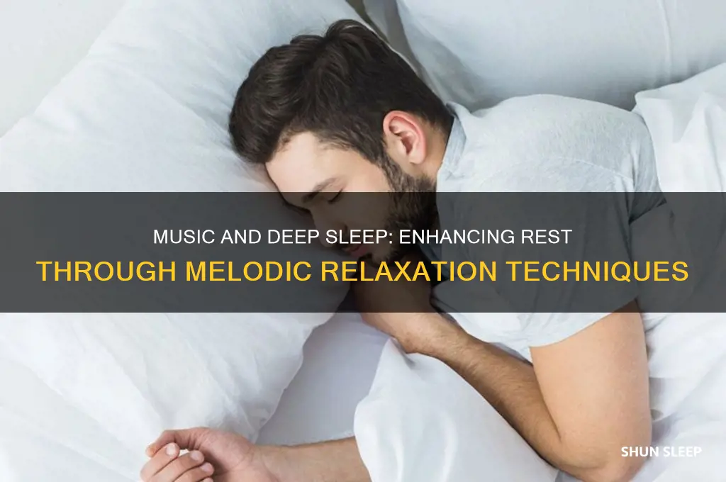 does playing music help deep sleep