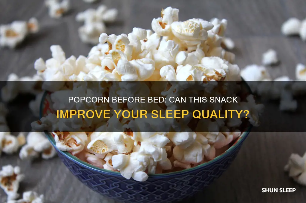 does popcorn help you sleep