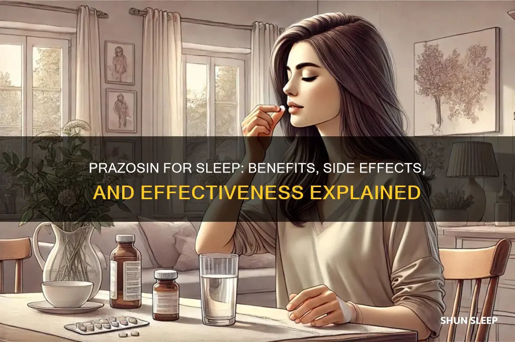 does prazosin help you sleep