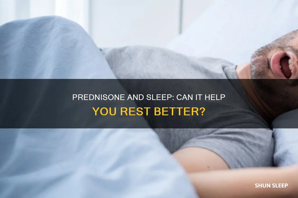 does prednisone help you sleep