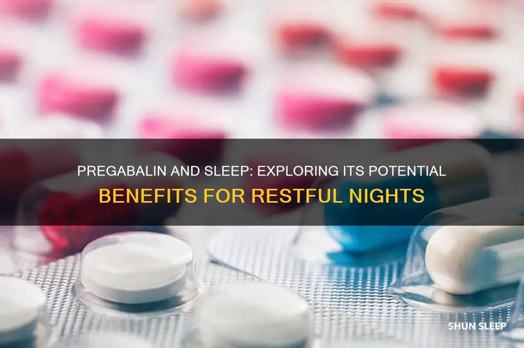 does pregabalin help with sleep