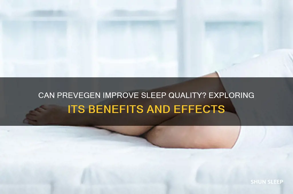 does prevegen help sleep