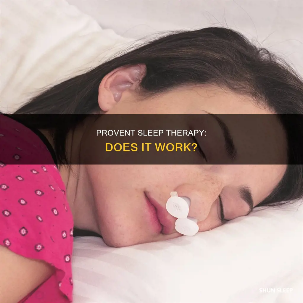 does provent sleep therapy work