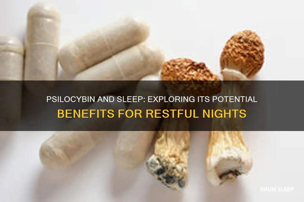does psilocybin help sleep