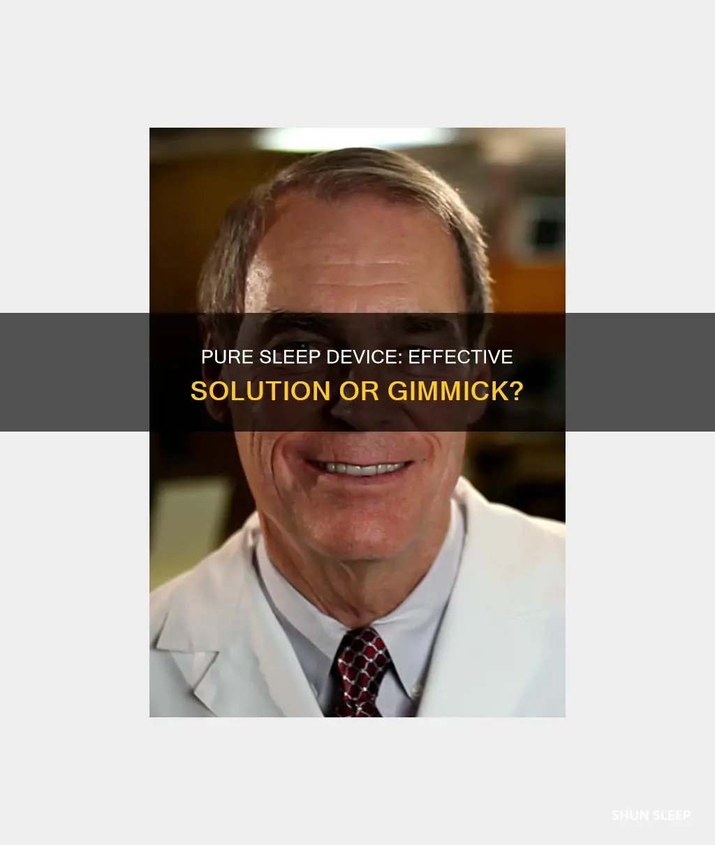 does pure sleep device work