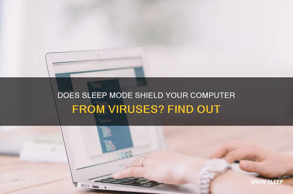 does putting a computer to sleep help protect against viruses