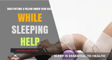 Pillow Under Back: Sleep Aid or Unnecessary Hassle?