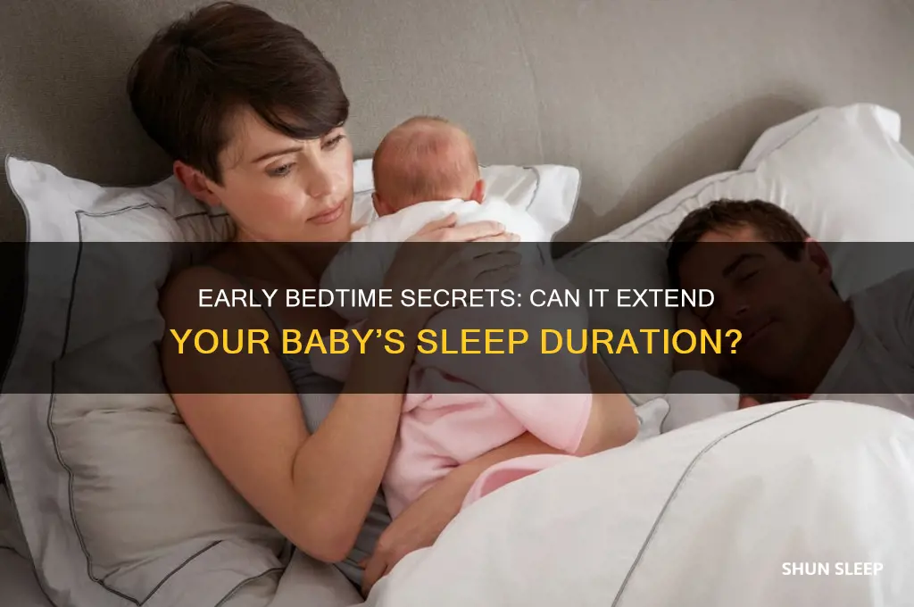 does putting baby to bed earlier help them sleep longer