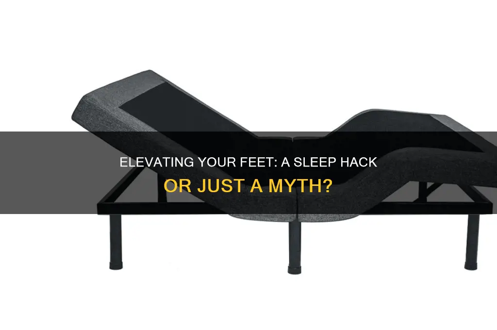 does putting your feet up help you sleep