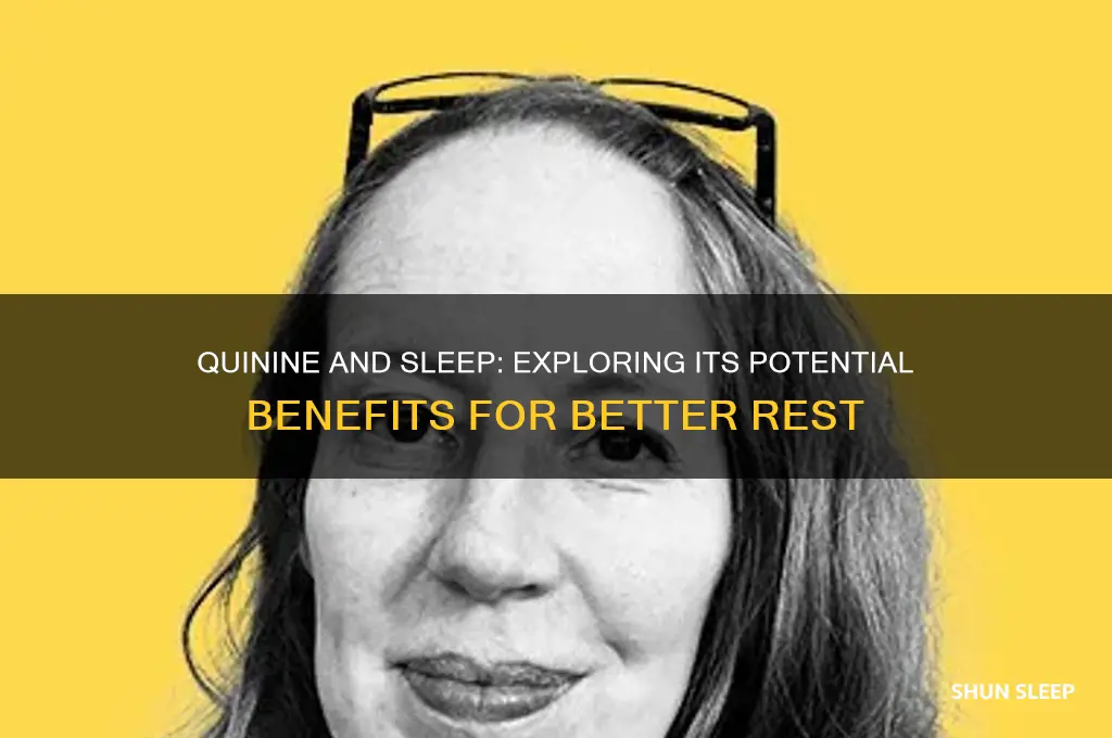 does quinine help you sleep