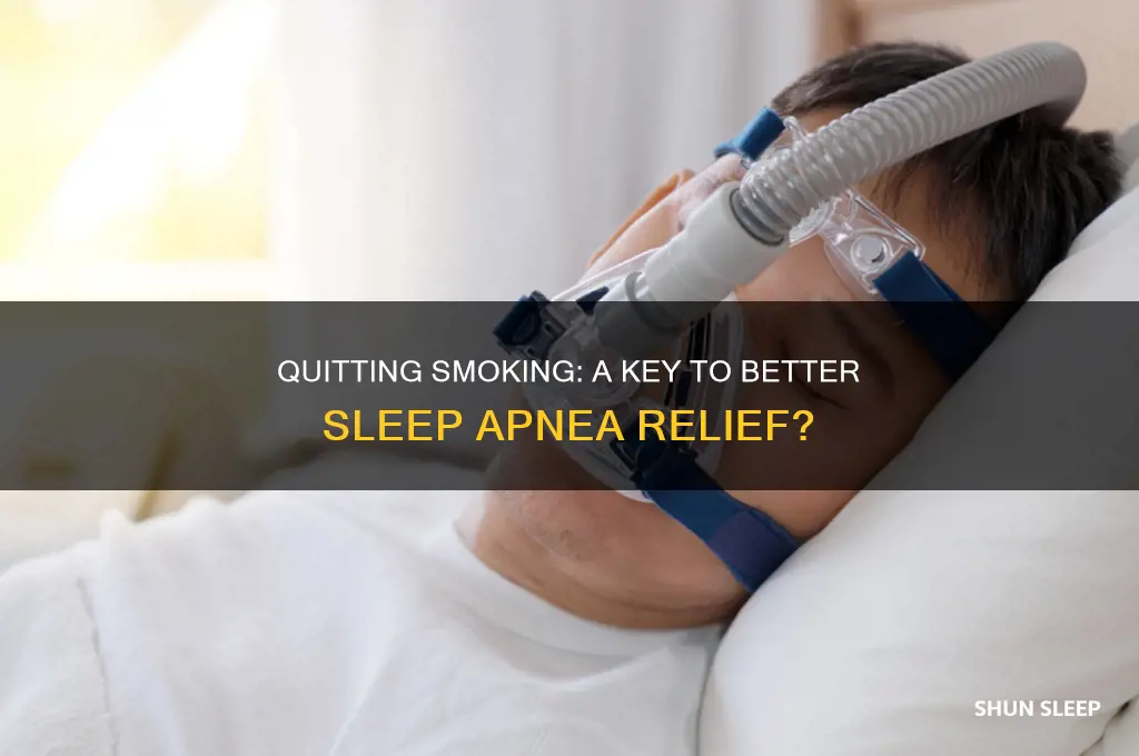 does quitting smoking help sleep apnea