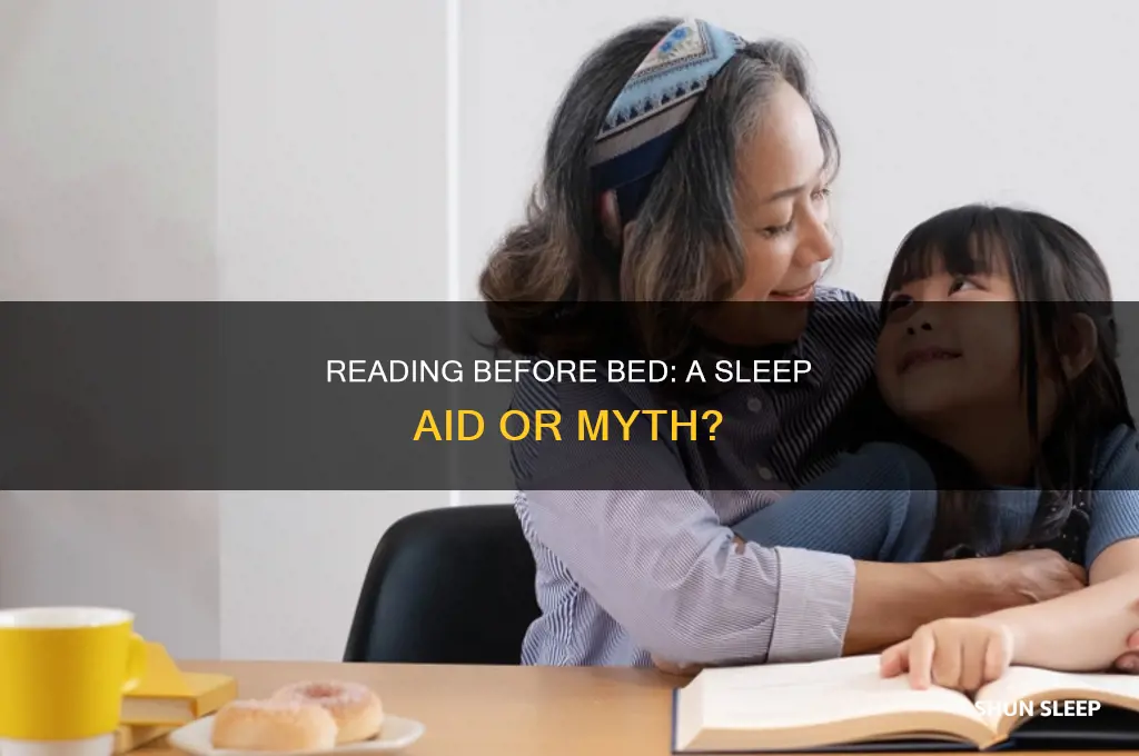 does reading at night help you sleep