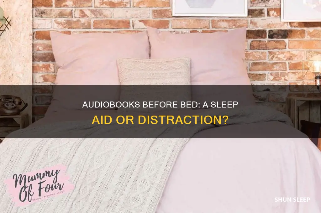does reading audiobooks before sleep help fall asleep