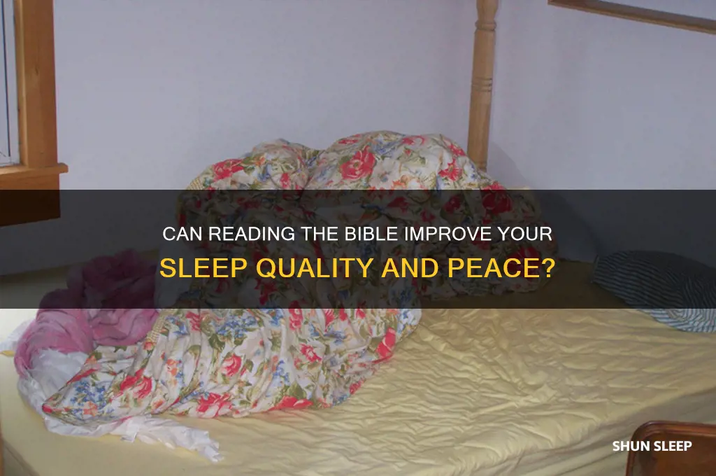 does reading the bible help you sleep
