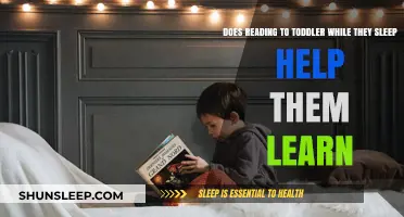Reading to Sleeping Toddlers: Boosting Learning or Just Relaxation?