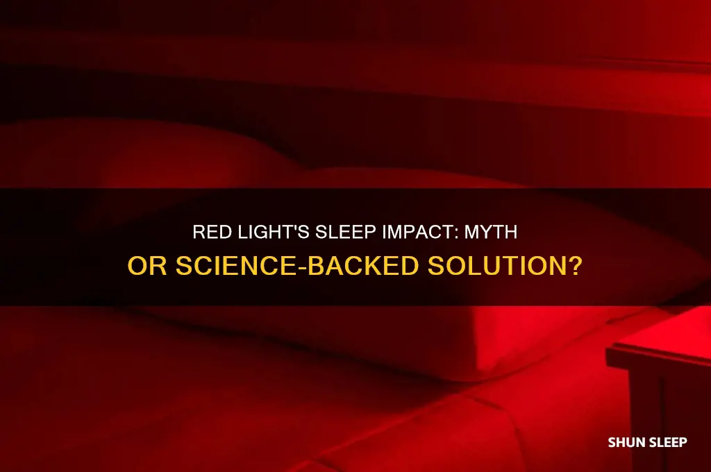 does red help you sleep