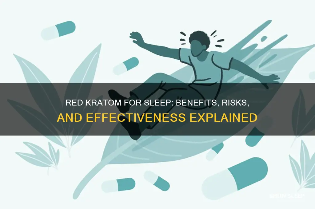 does red kratom help with sleep