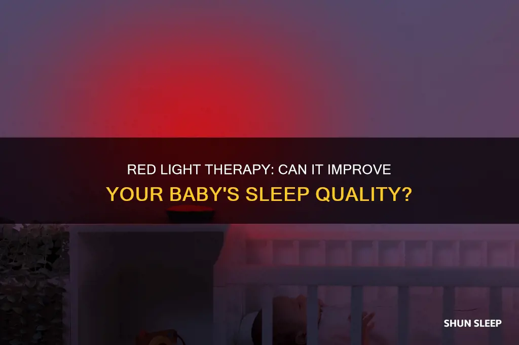 does red light help babies sleep better