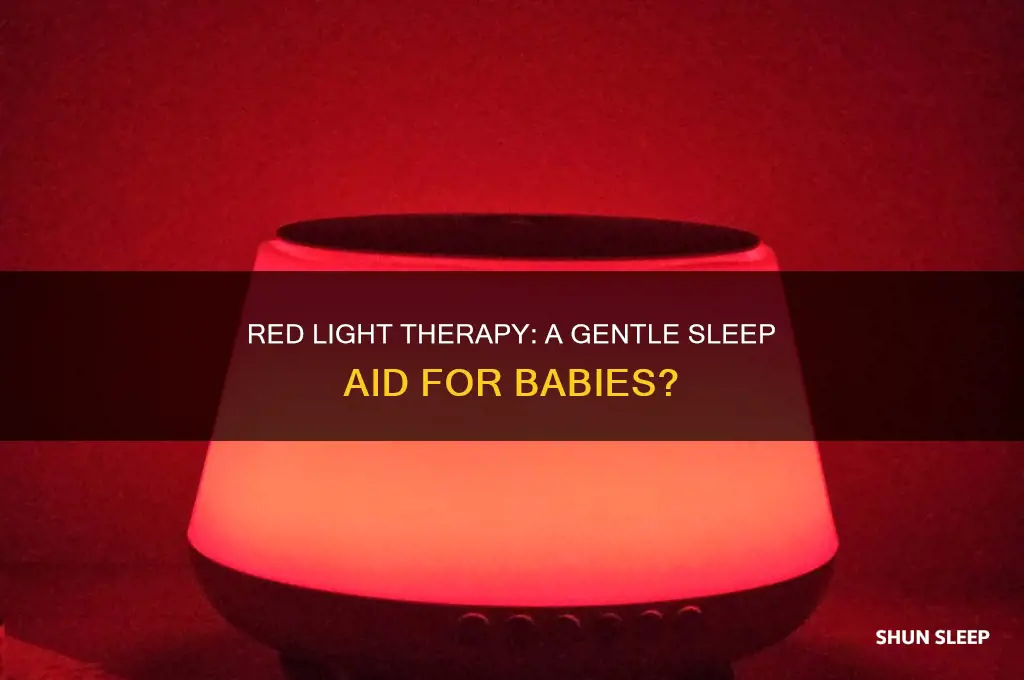does red light help babies sleep