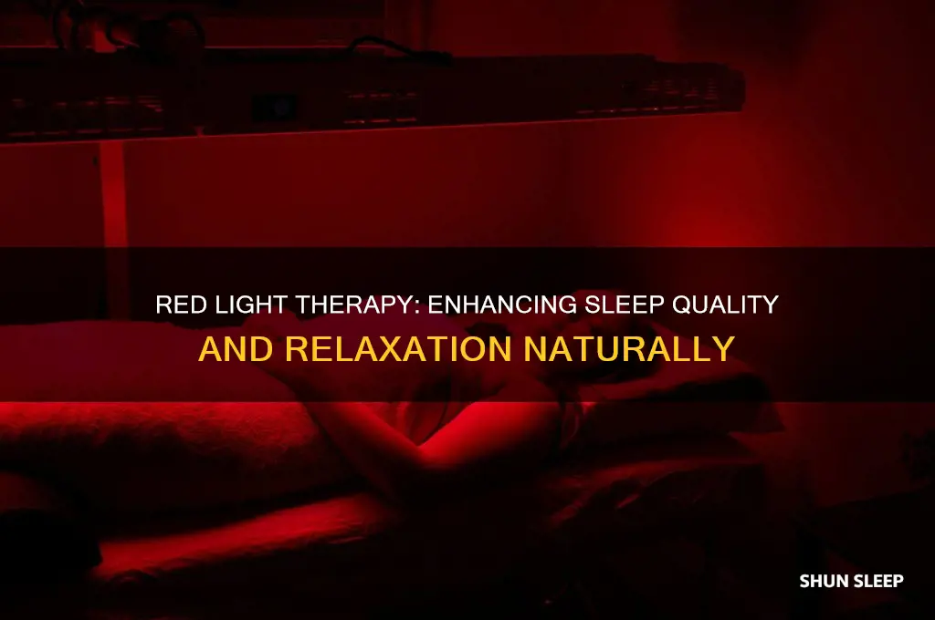 does red light therapy help you sleep