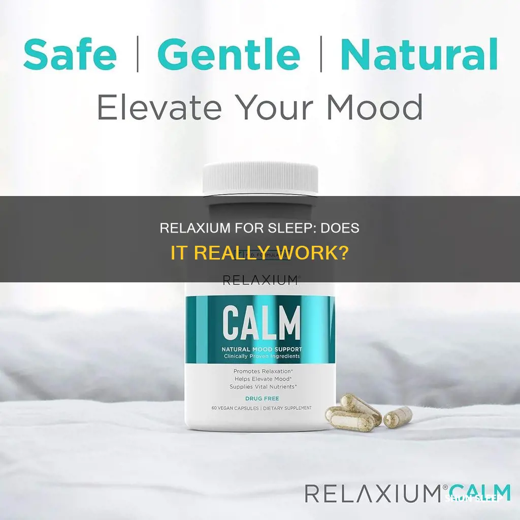 does relaxium really work for sleep