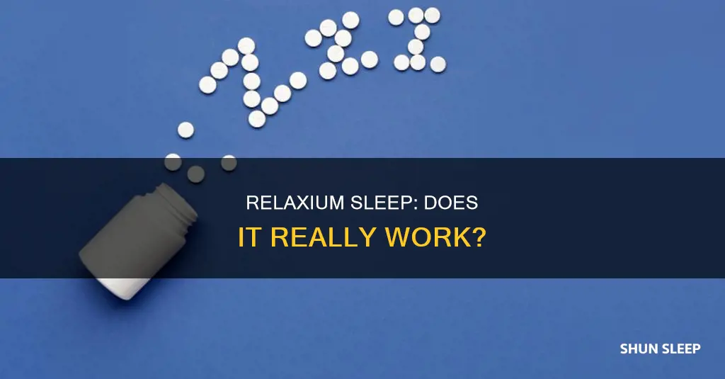 does relaxium sleep really work