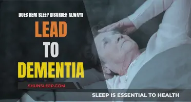 REM Sleep Disorder: Dementia's Inevitable Precursor?