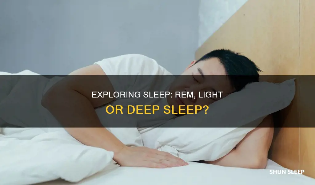 does rem sleep happen during light or deep sleep