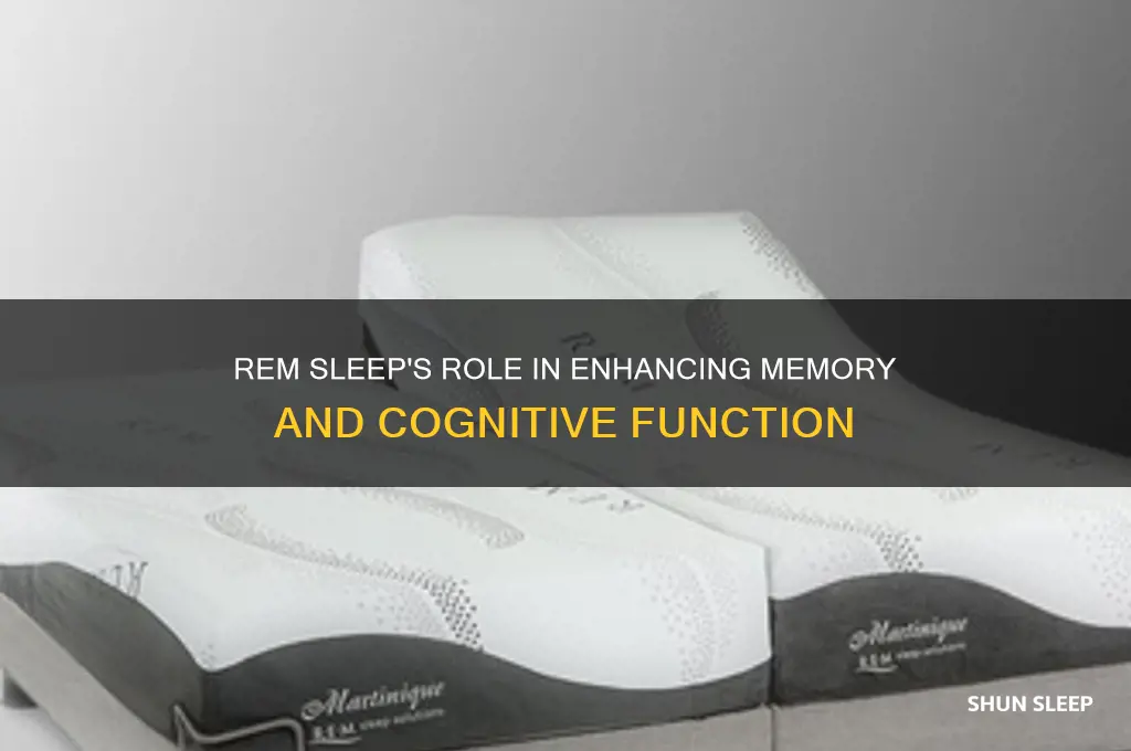 does rem sleep help memory
