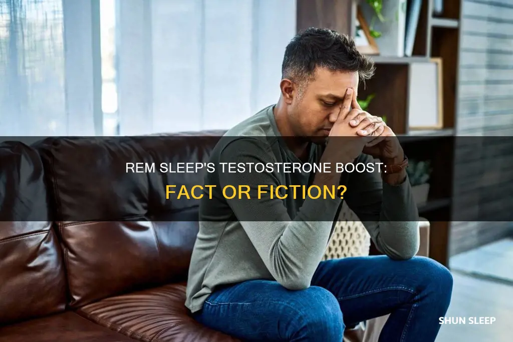 does rem sleep increase testosterone