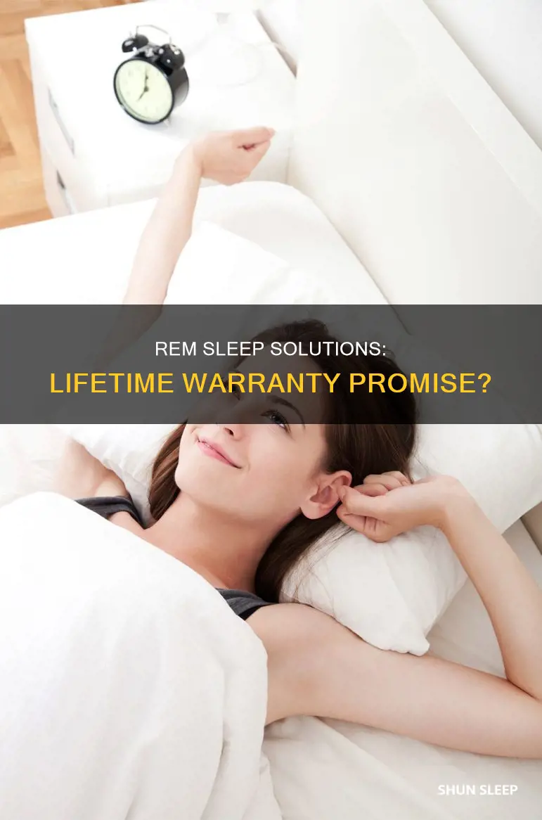 does rem sleep solutions offer a lifetime warranty