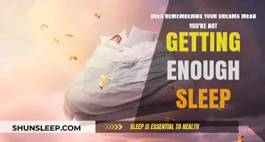 Dream Recall: A Sign of Sleep Deprivation or Something Else?