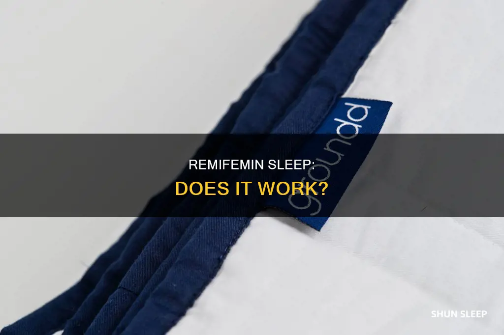 does remifemin sleep work