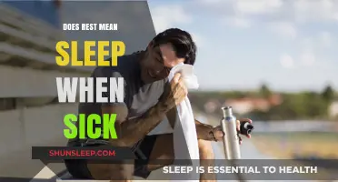 Rest and Sleep: What's the Difference When You're Sick?