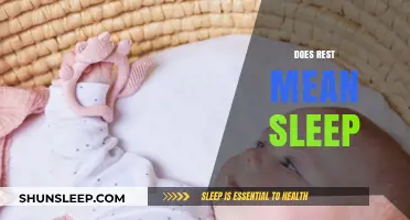 Rest and Sleep: Are They the Same?