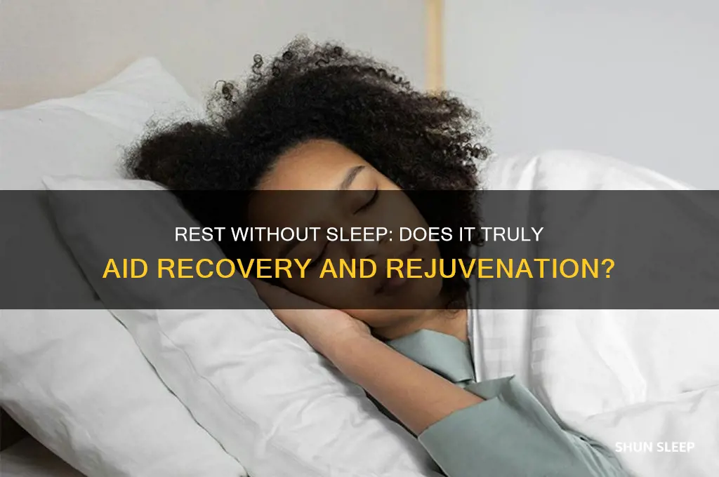 does rest without sleep help