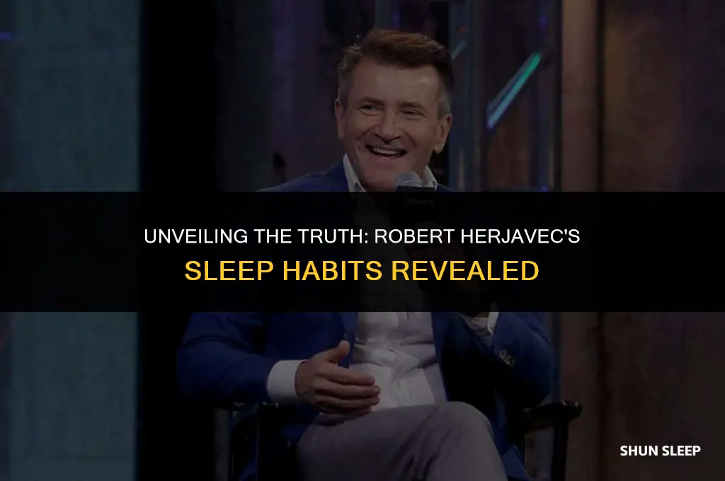 does robert from shark tank really sleep 3 hours