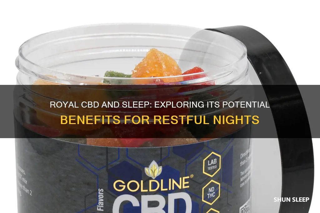 does royal cbd help with sleep
