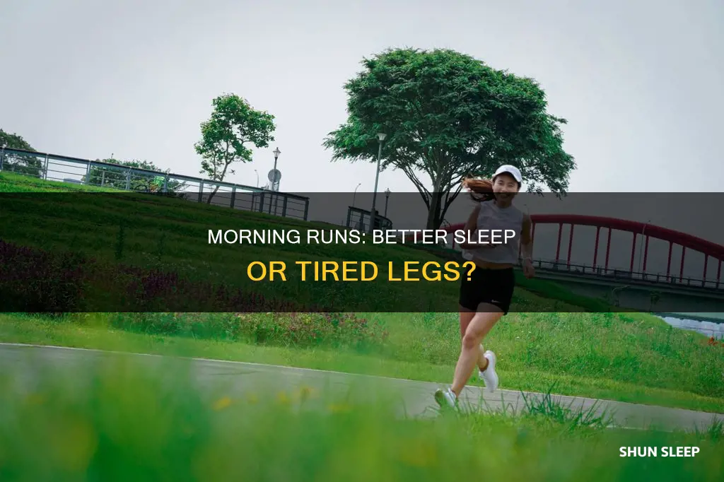 does running during the morning promote better sleep